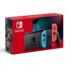 Nintendo Switch Console with Neon Blue and Neon Red Joy‑Con