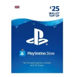 £25 GBP PlayStation Wallet Top Up UK account - [E-mail Delivery]