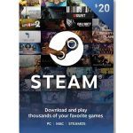 $20 Steam Wallet Topup- (Email Delivery)