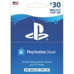 $30 PlayStation Wallet Gift Card [Digital Code] Email Delivery